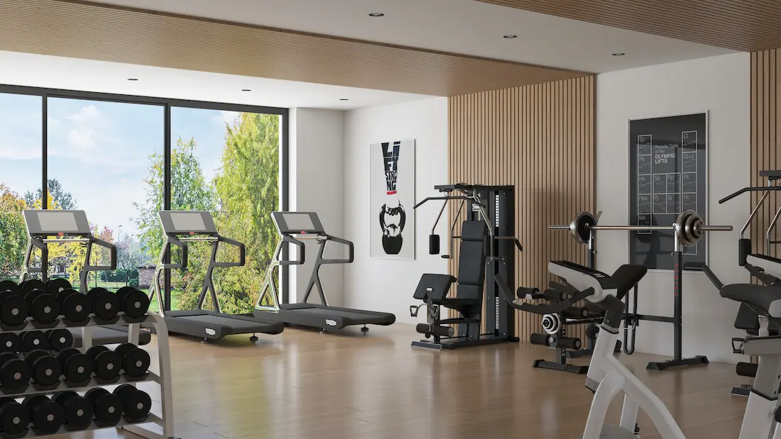 Gym area